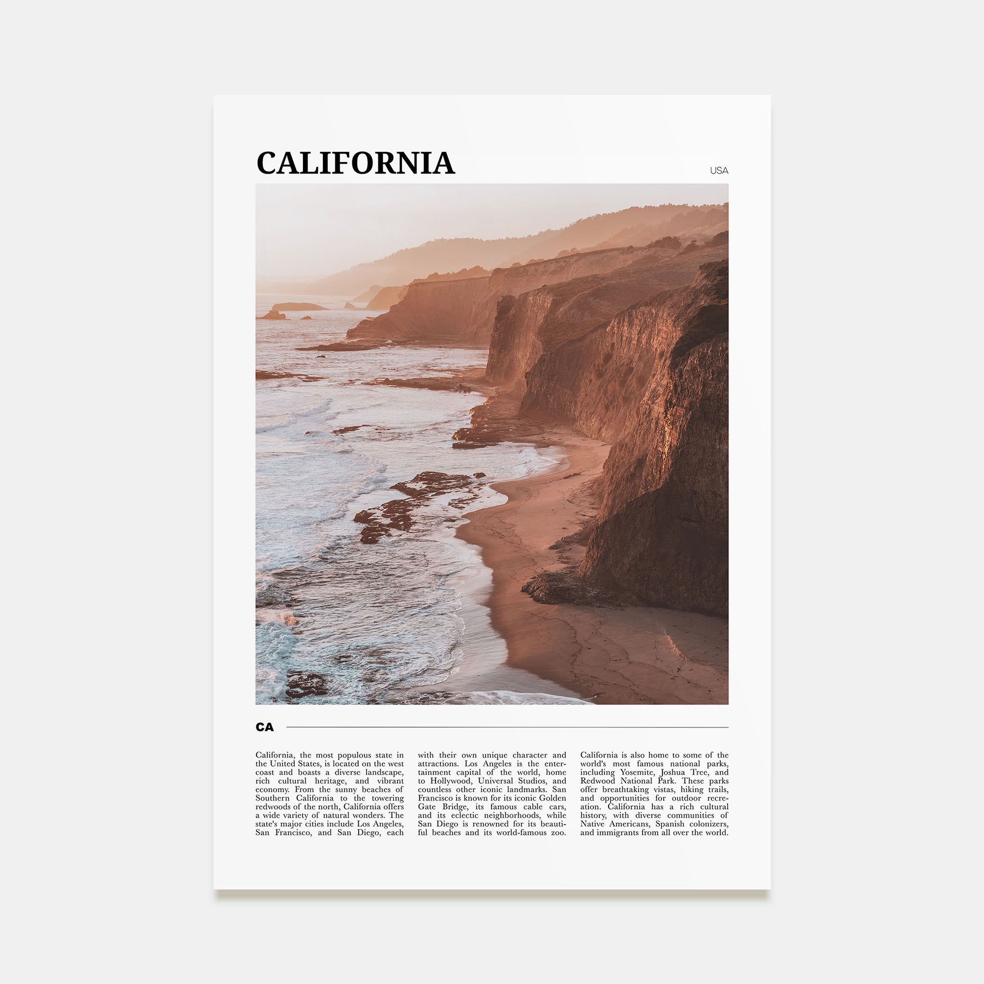 California Travel Color No 2 Poster