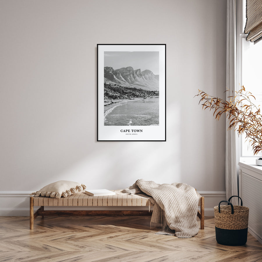 Cape Town Portrait B&W No 1 Poster