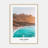 Cape Town Portrait Color Poster