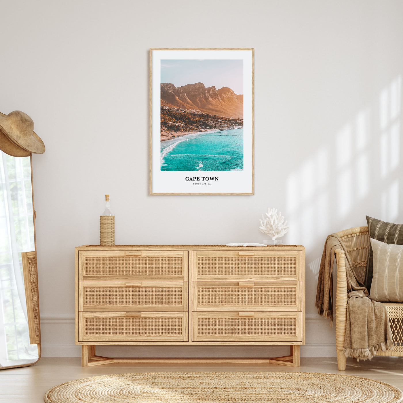 Cape Town Portrait Color Poster