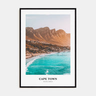 Cape Town Portrait Color Poster
