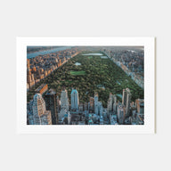 Central Park Landscape Color Poster