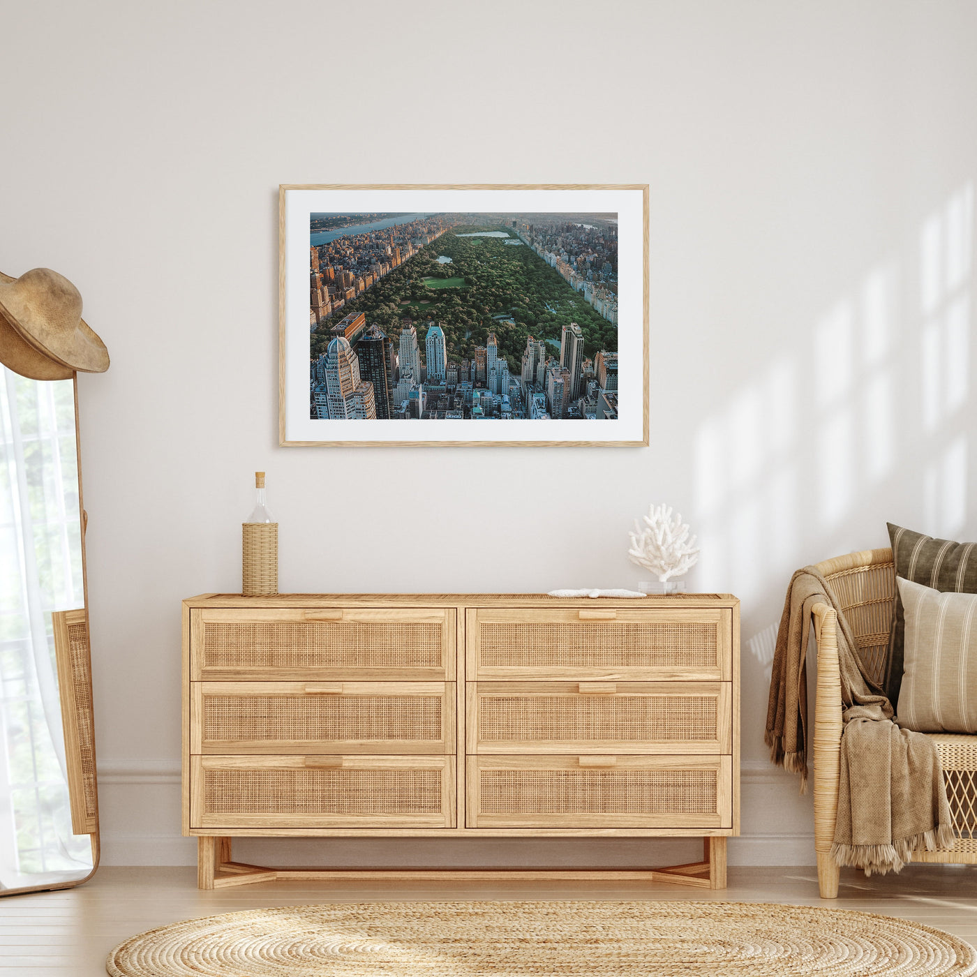 Central Park Landscape Color Poster