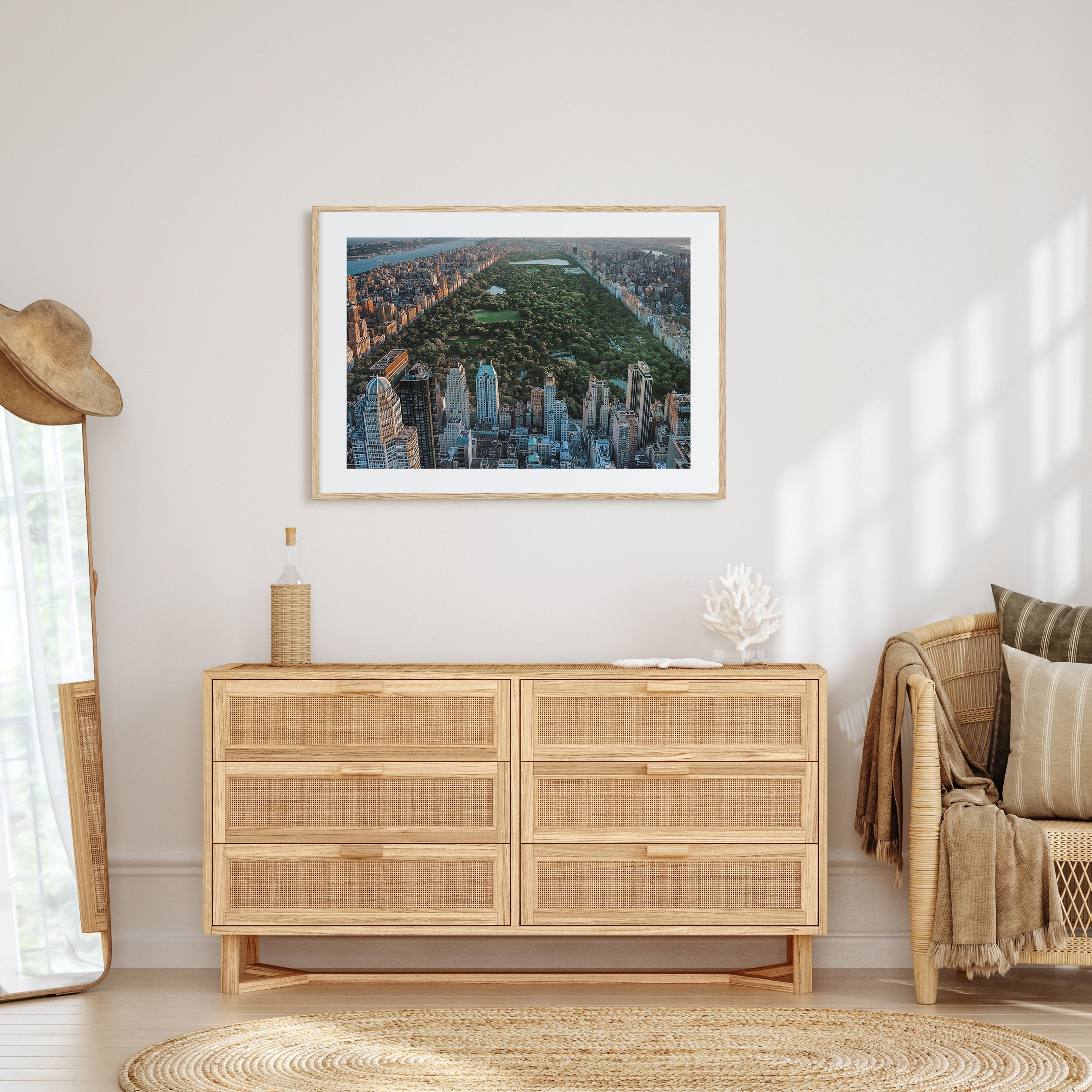 Central Park Landscape Color Poster