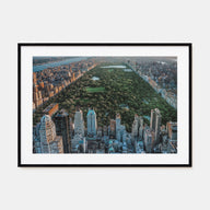 Central Park Landscape Color Poster