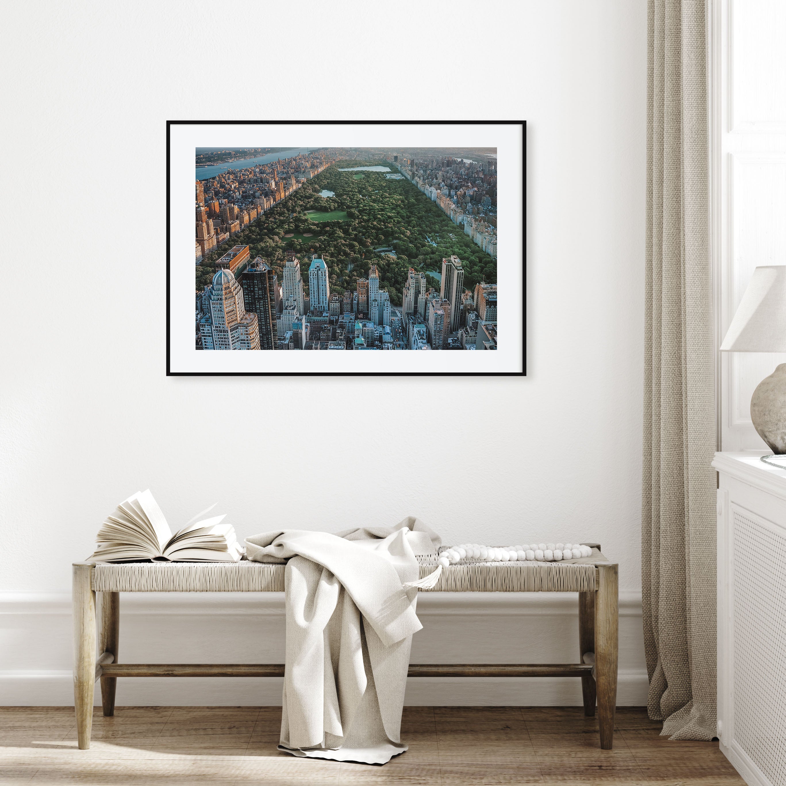 Central Park Landscape Color Poster