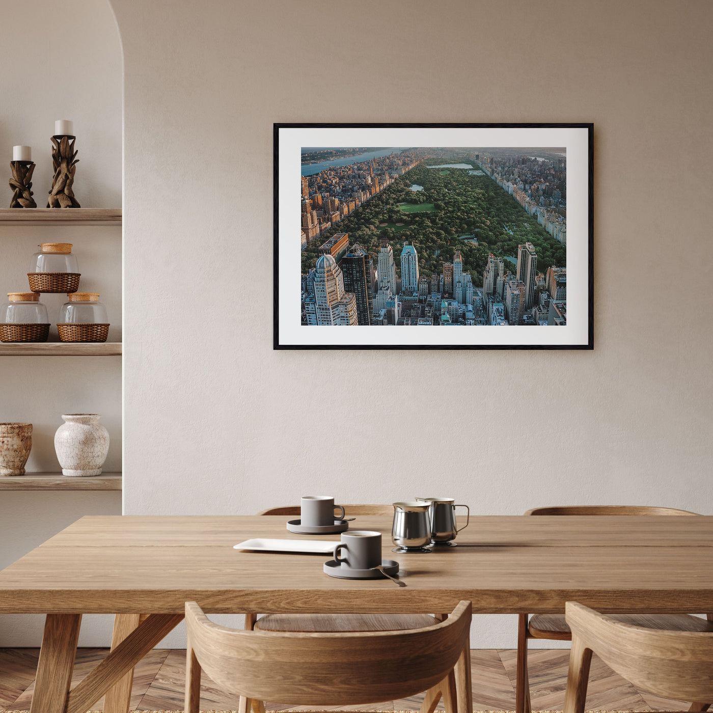Central Park Landscape Color Poster