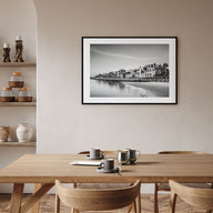 Charleston, South Carolina Landscape B&W Poster