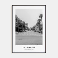 Charleston, South Carolina Portrait B&W No 1 Poster