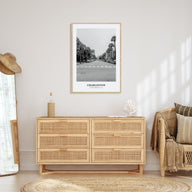 Charleston, South Carolina Portrait B&W No 1 Poster