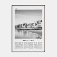 Charleston, South Carolina Travel B&W No 1 Poster