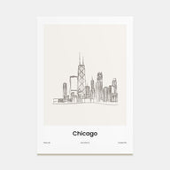 Chicago Drawn Poster
