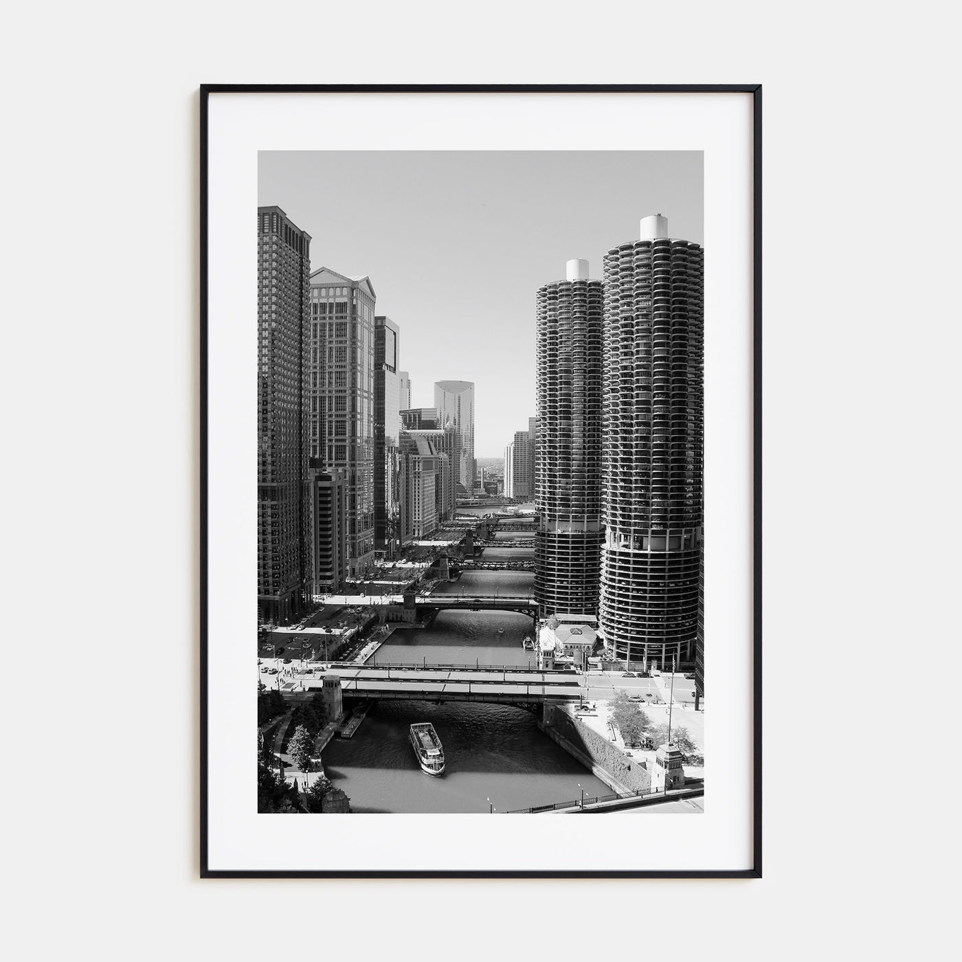 Chicago Photo B&W No 3 Poster