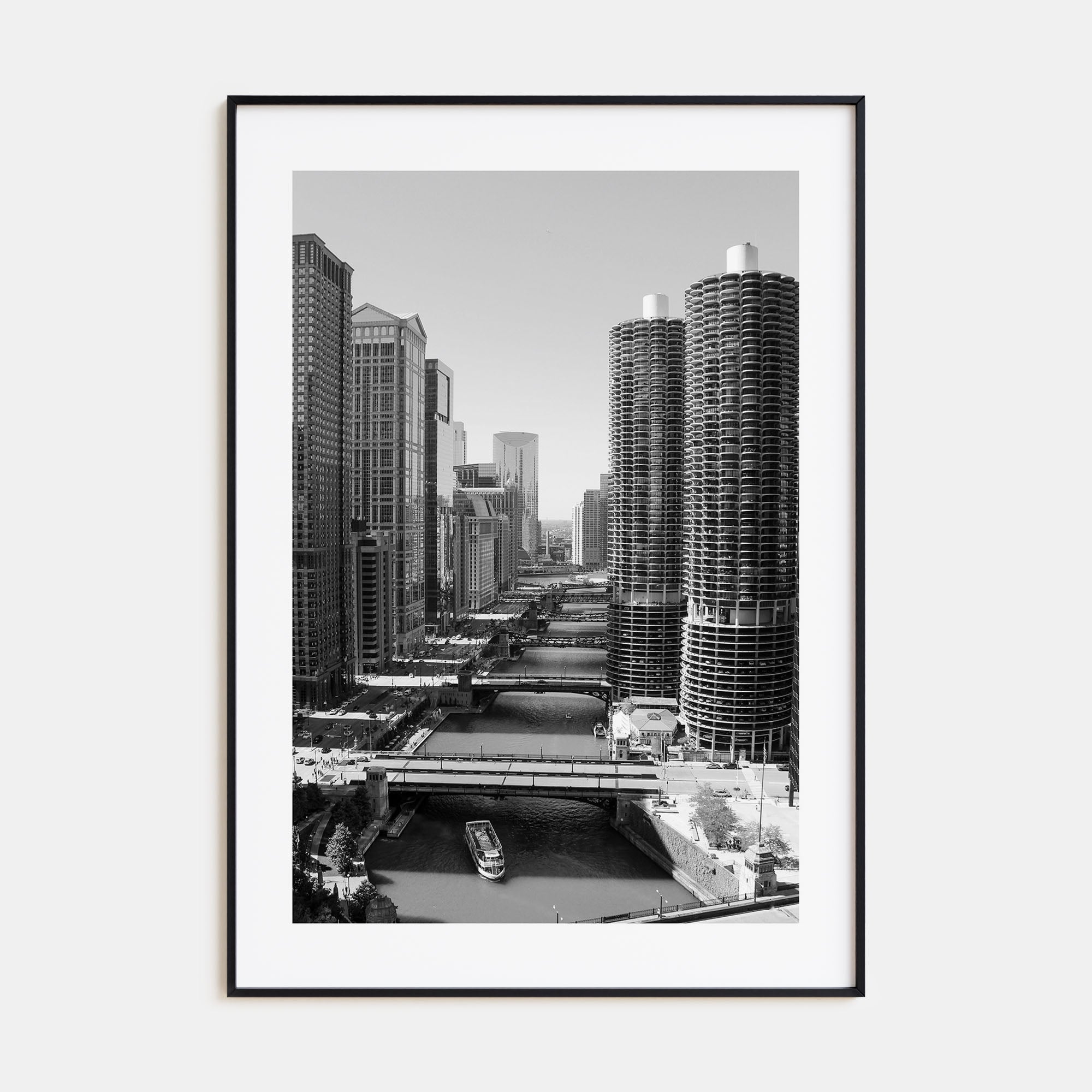 Chicago Photo B&W No 3 Poster