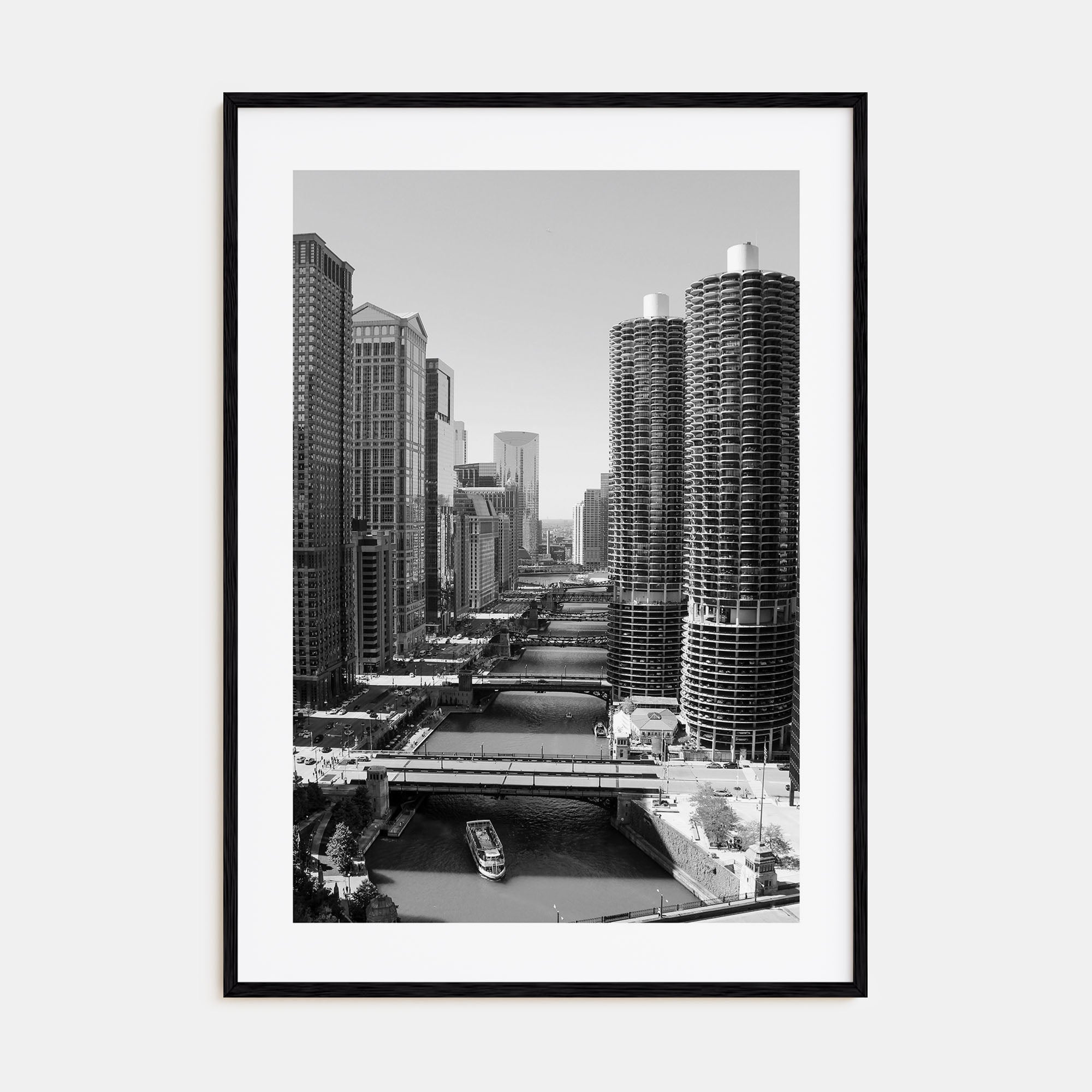 Chicago Photo B&W No 3 Poster