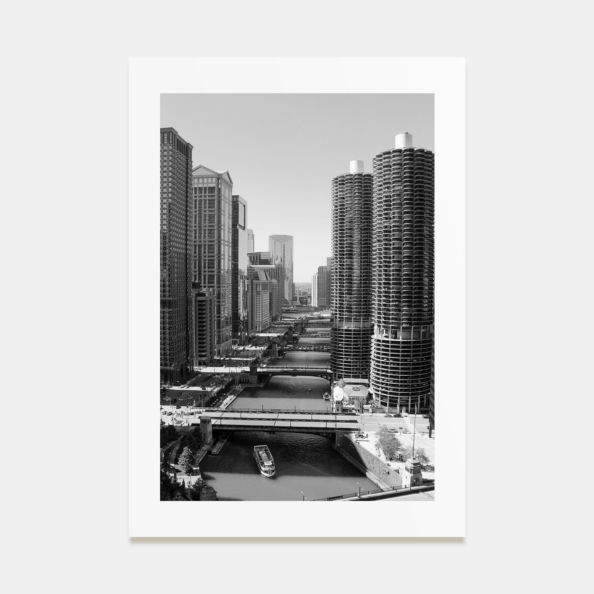 Chicago Photo B&W No 3 Poster