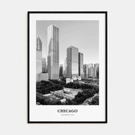Chicago Portrait B&W No 2 Poster