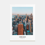 Chicago Portrait Color No 2 Poster