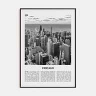 Chicago Travel B&W No 1 Poster
