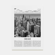 Chicago Travel B&W No 1 Poster