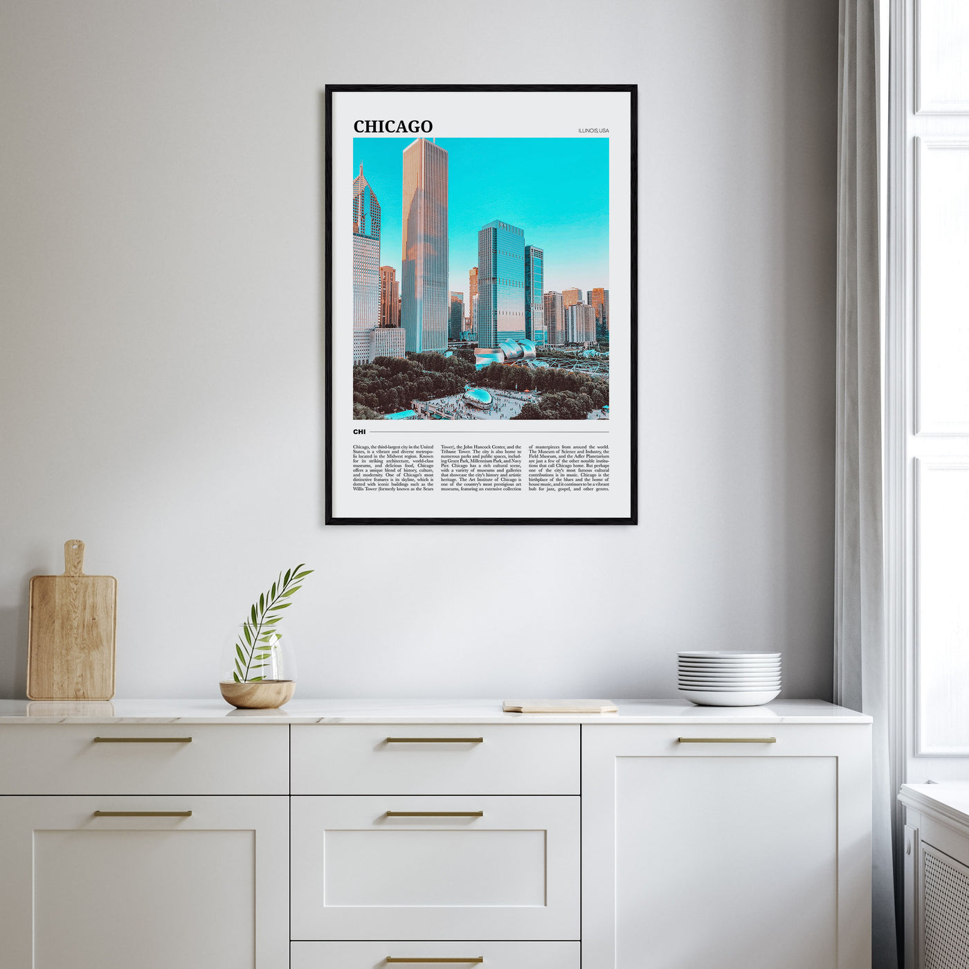 Chicago Travel Color No 1 Poster
