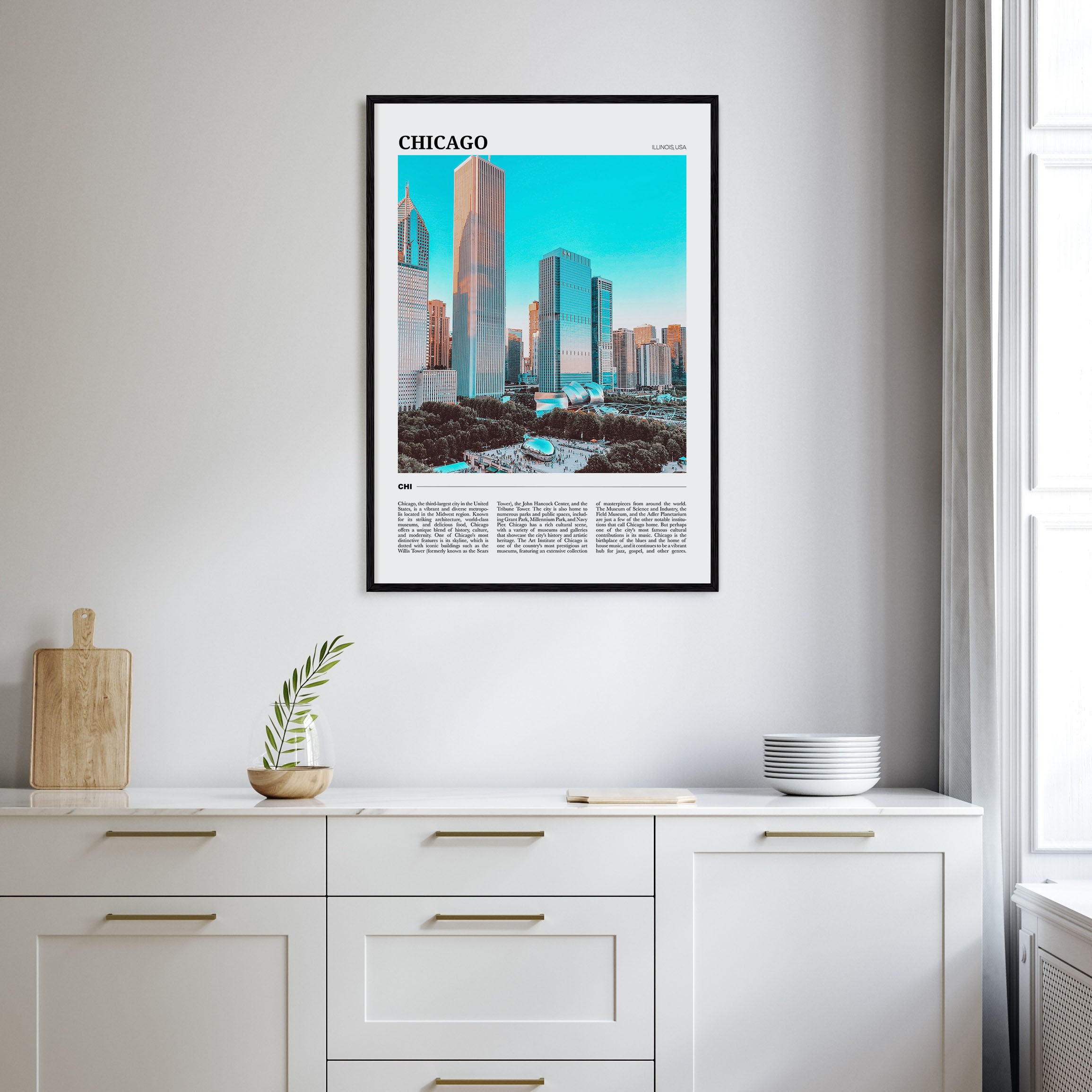 Chicago Travel Color No 1 Poster