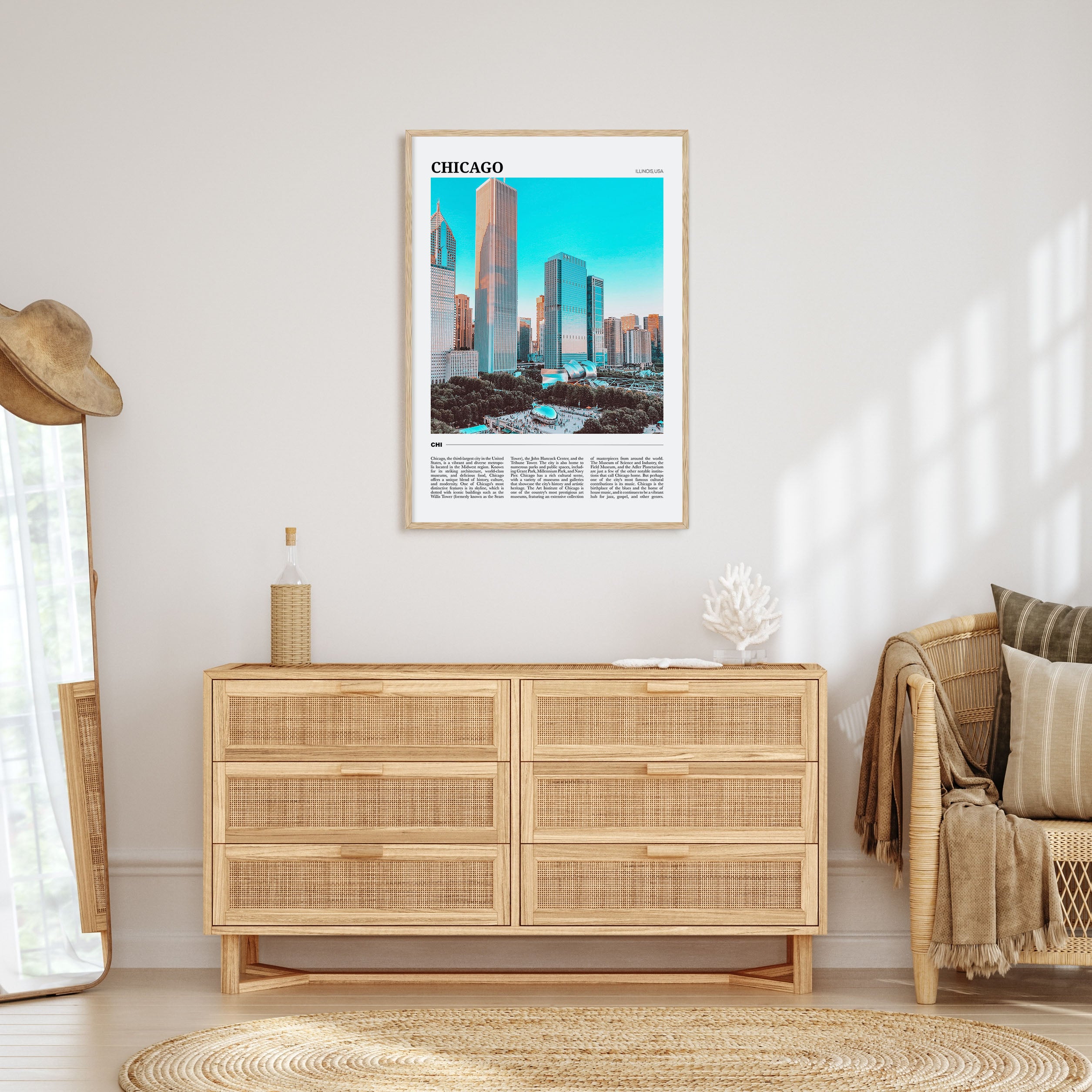 Chicago Travel Color No 1 Poster