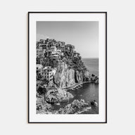 Cinque Terre Photo B&W No 1 Poster