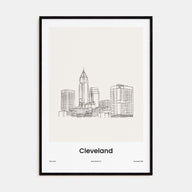 Cleveland Drawn Poster