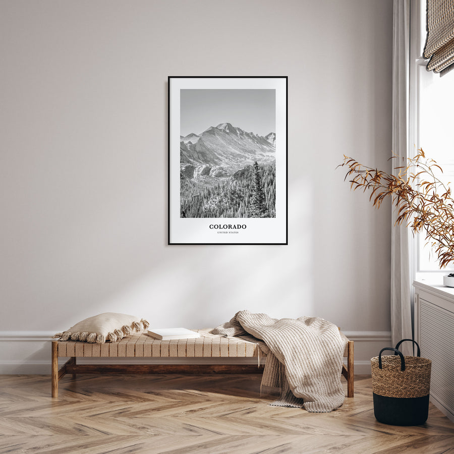 Colorado Portrait B&W No 1 Poster