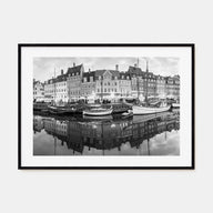 Copenhagen Landscape B&W Poster