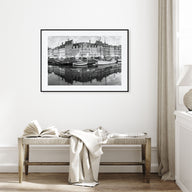 Copenhagen Landscape B&W Poster