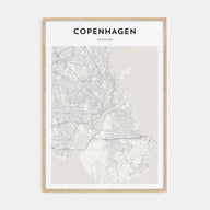 Copenhagen Map Portrait Poster