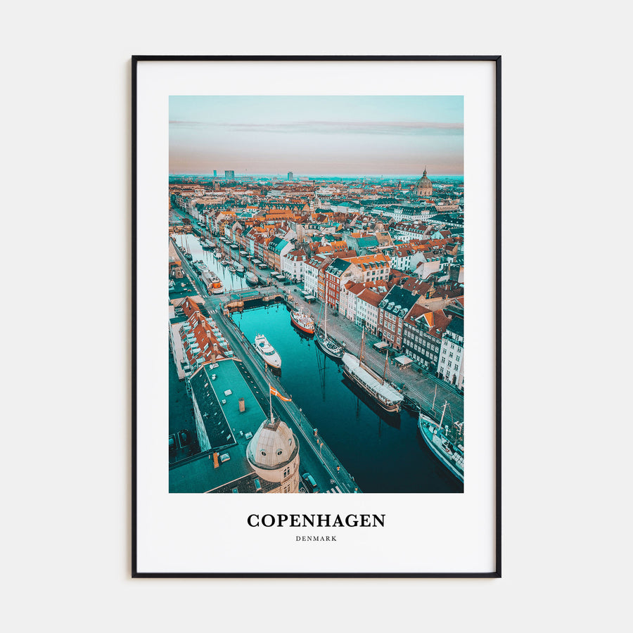 Copenhagen Portrait Color Poster
