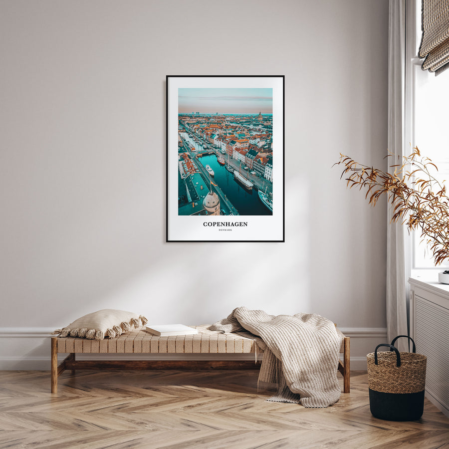 Copenhagen Portrait Color Poster