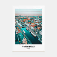 Copenhagen Portrait Color Poster