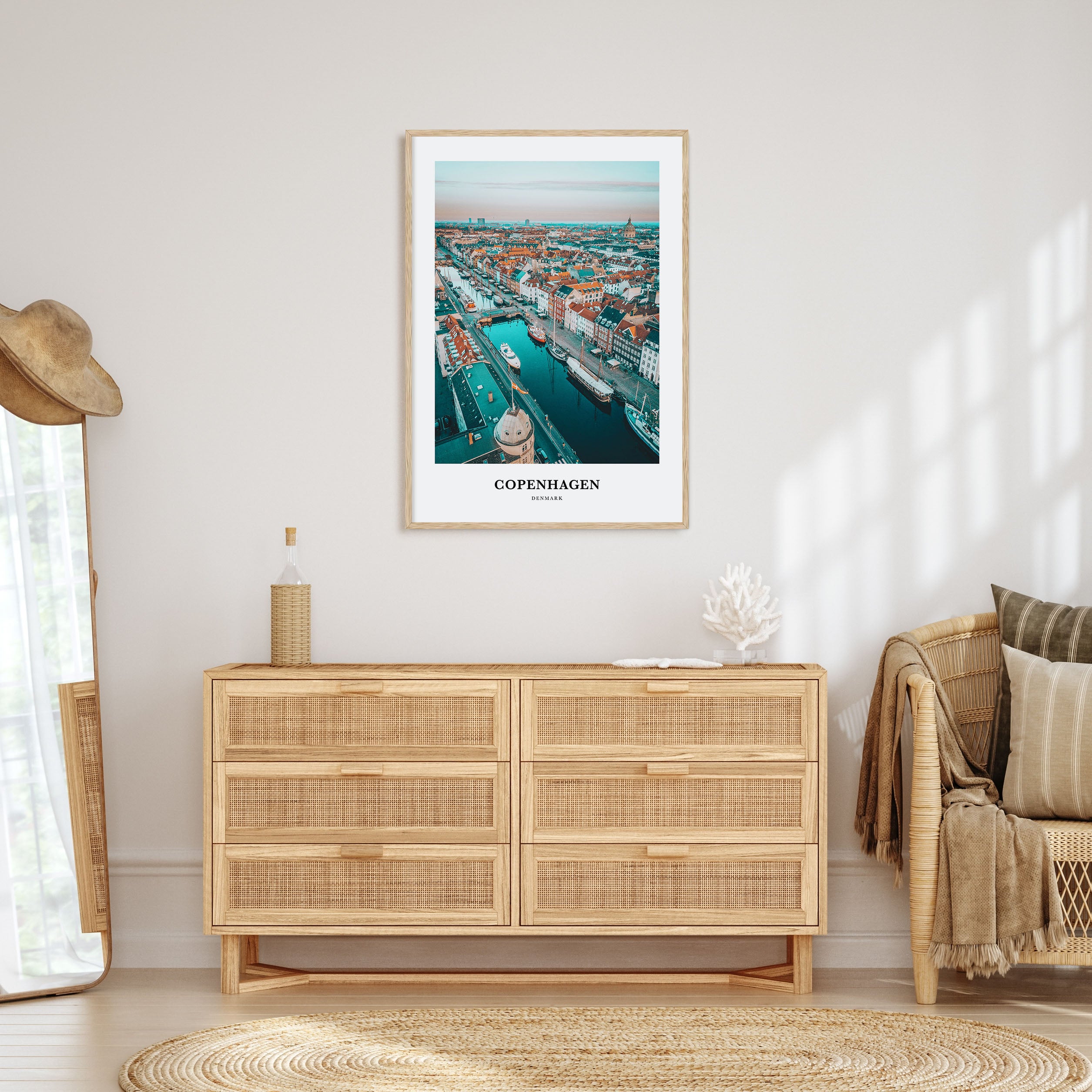 Copenhagen Portrait Color Poster