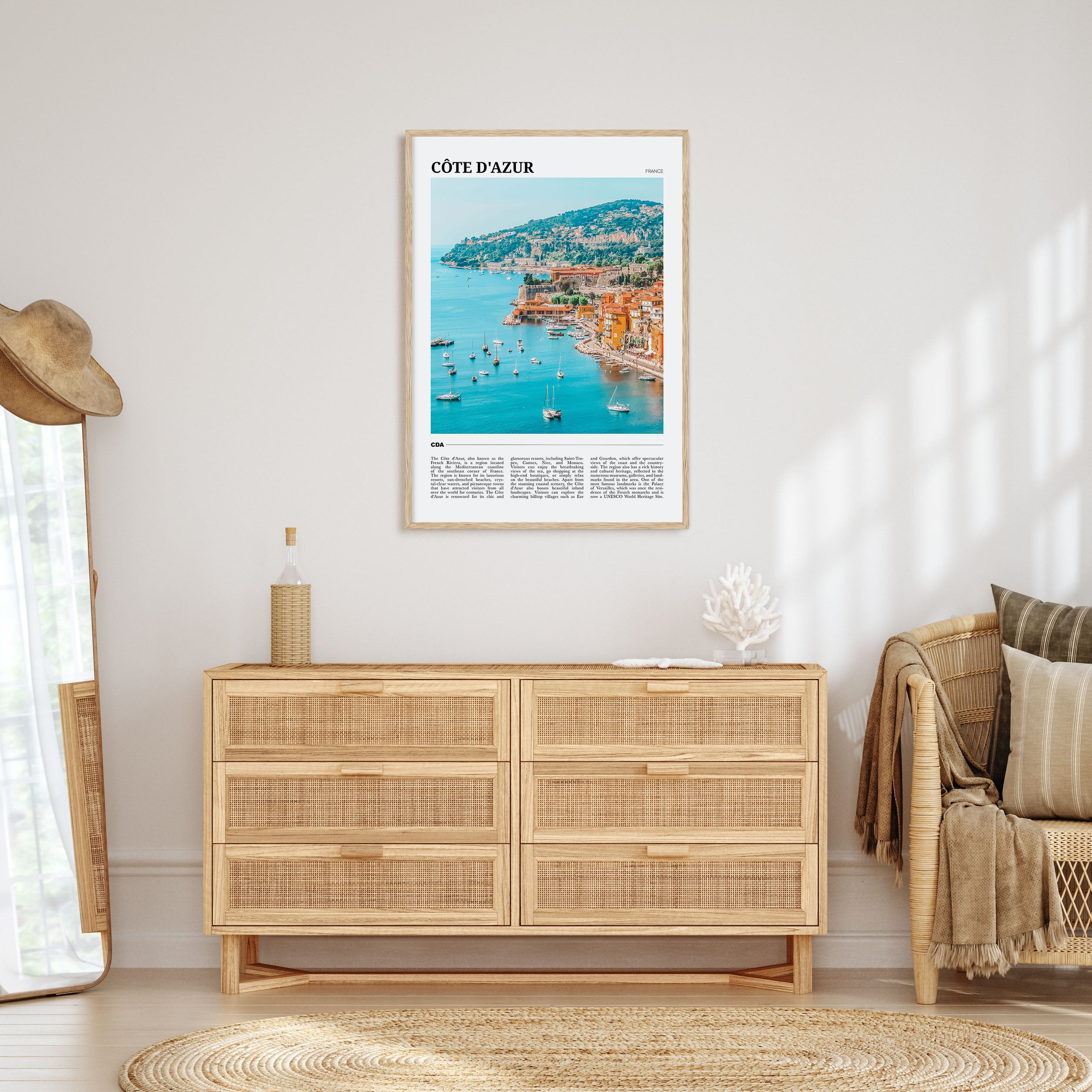 Cote d'Azur Travel Color No 2 Poster