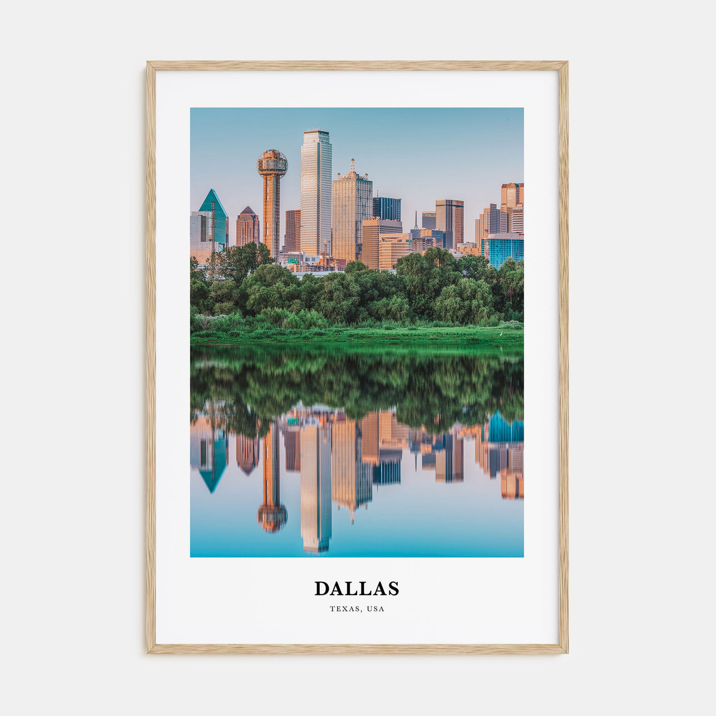 Dallas Portrait Color No 2 Poster