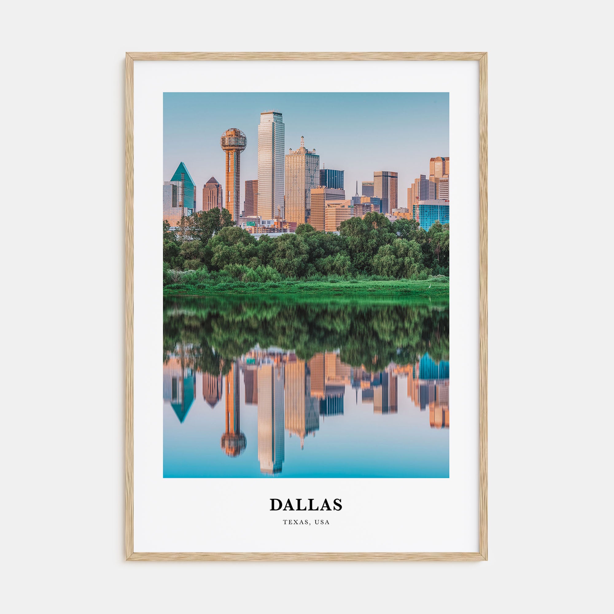Dallas Portrait Color No 2 Poster