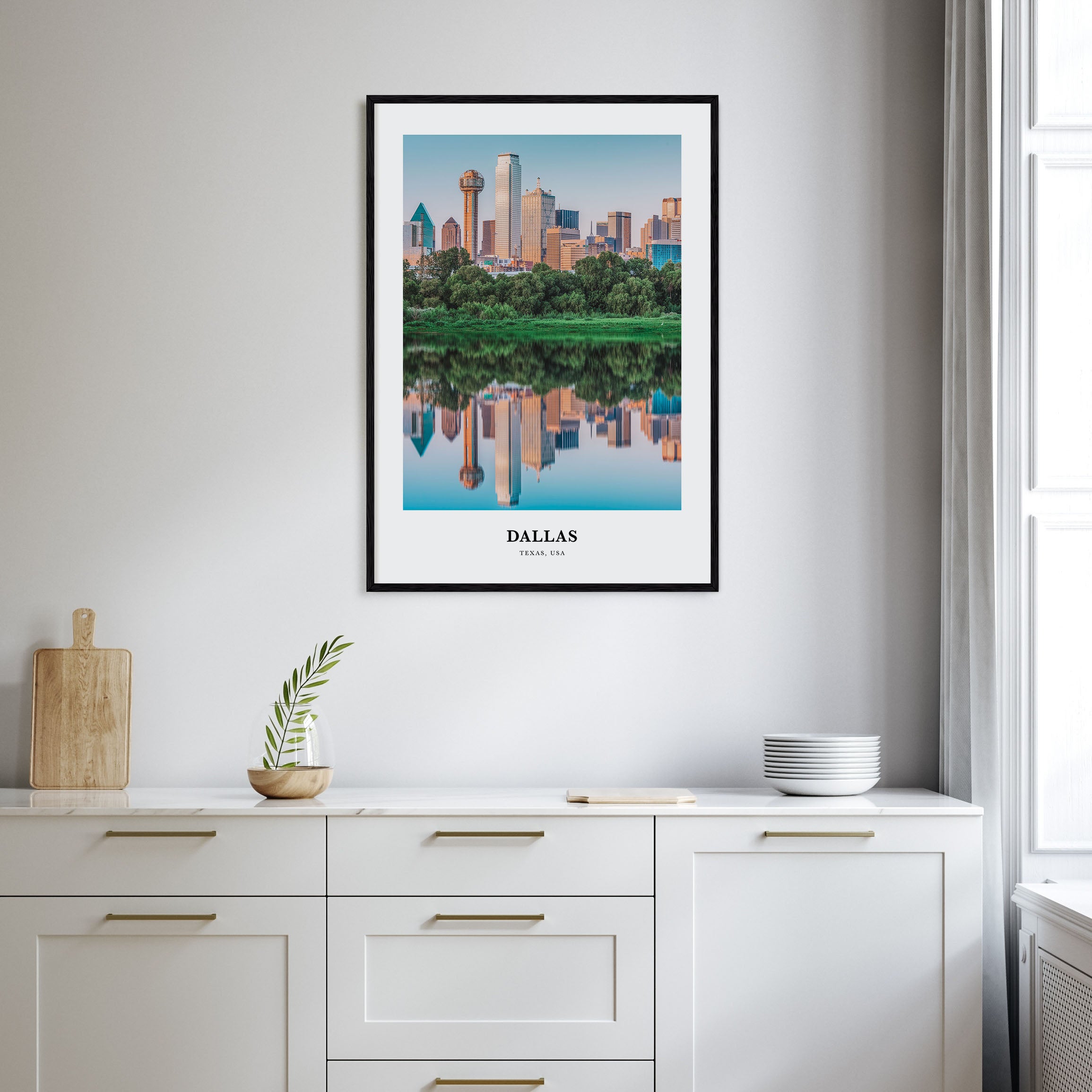 Dallas Portrait Color No 2 Poster