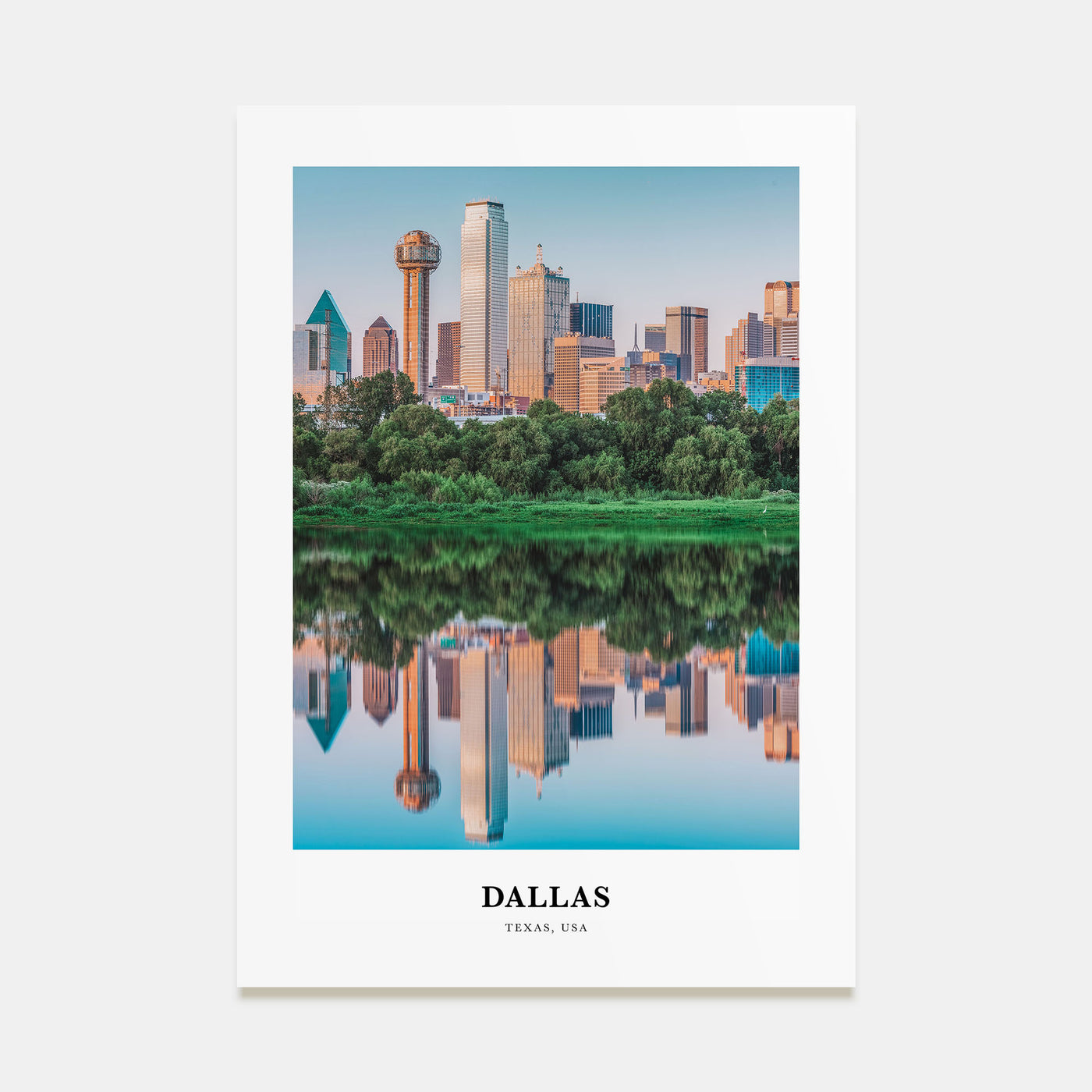 Dallas Portrait Color No 2 Poster
