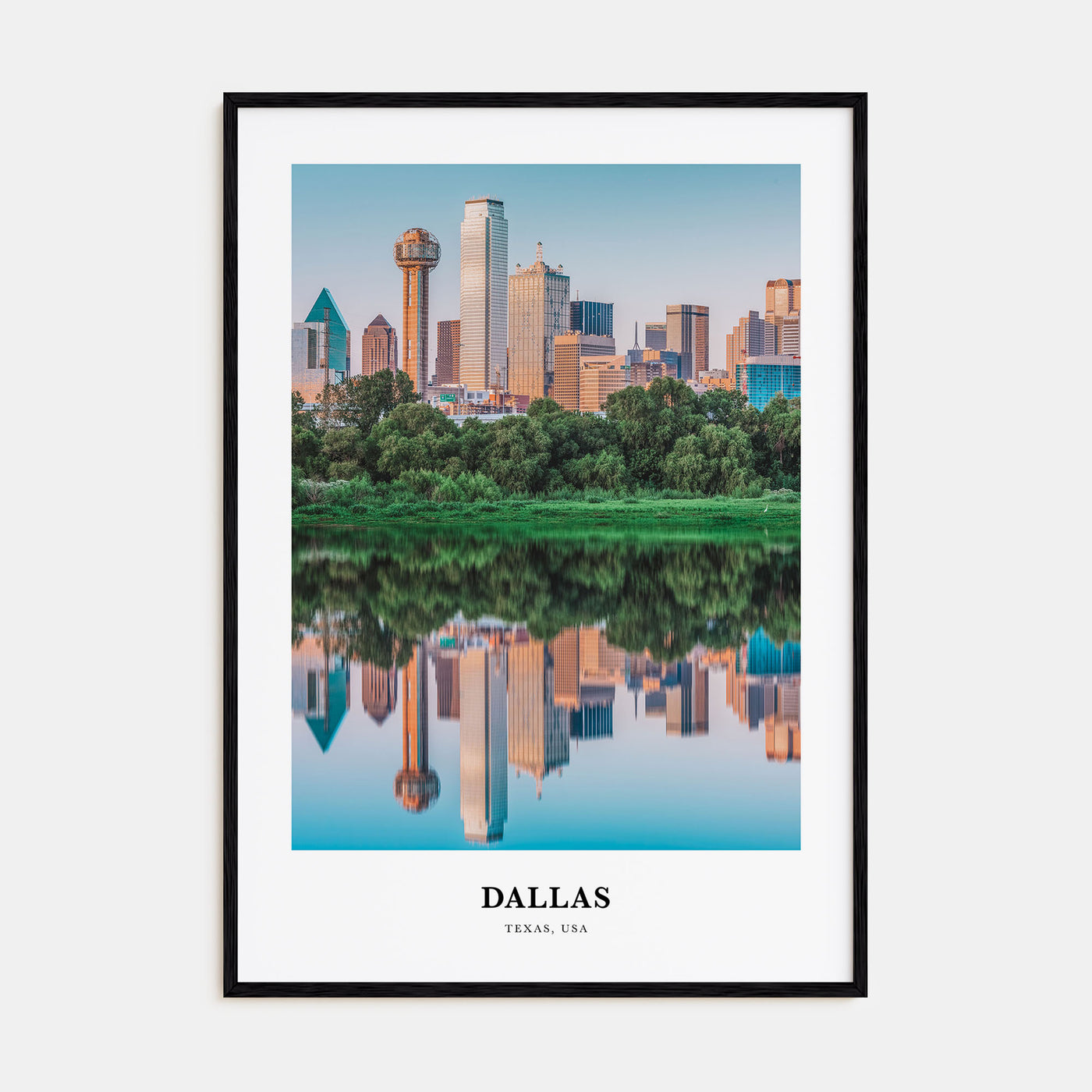 Dallas Portrait Color No 2 Poster