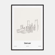 Denver Drawn Poster