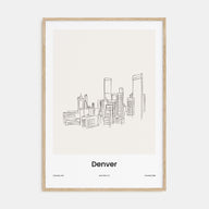 Denver Drawn Poster