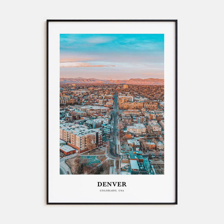 Denver Portrait Color No 1 Poster