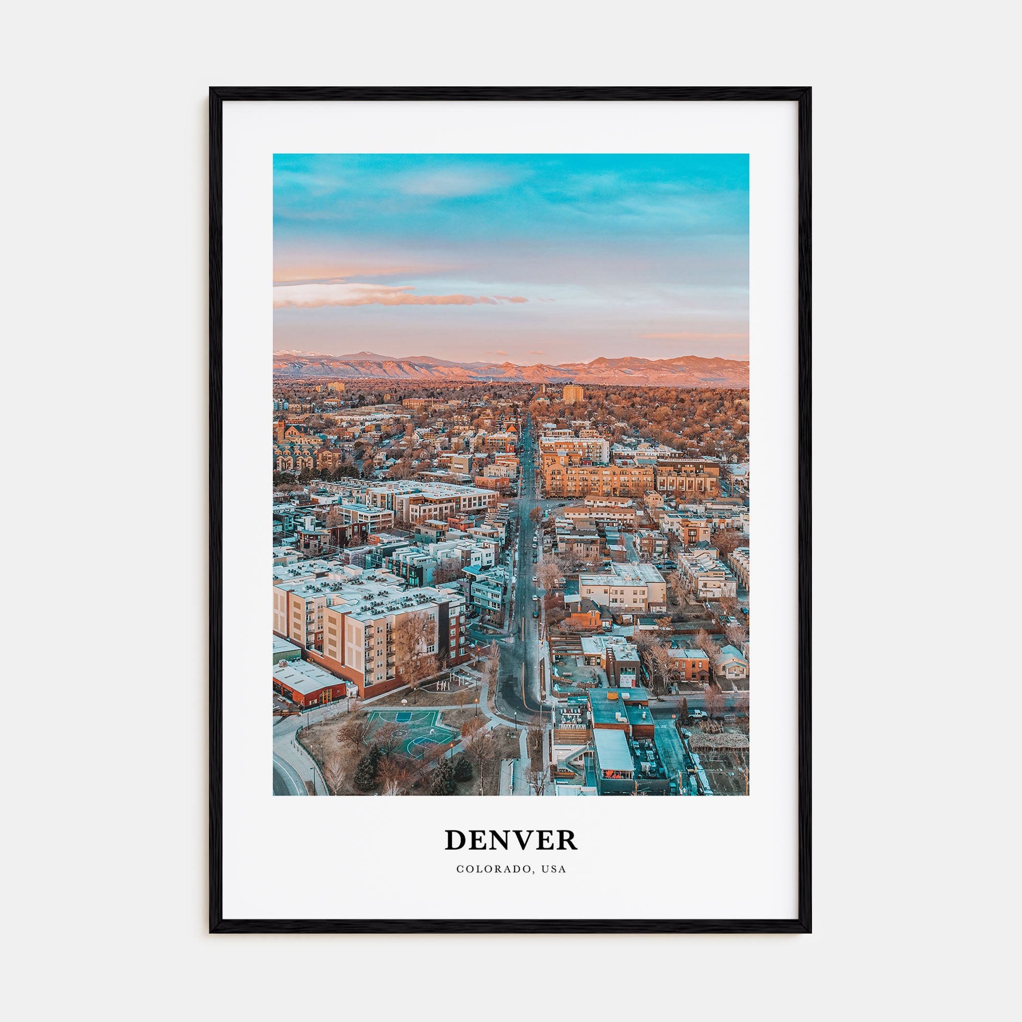 Denver Portrait Color No 1 Poster
