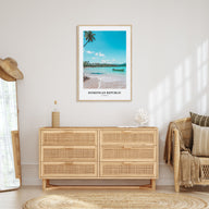 Dominican Republic Portrait Color Poster