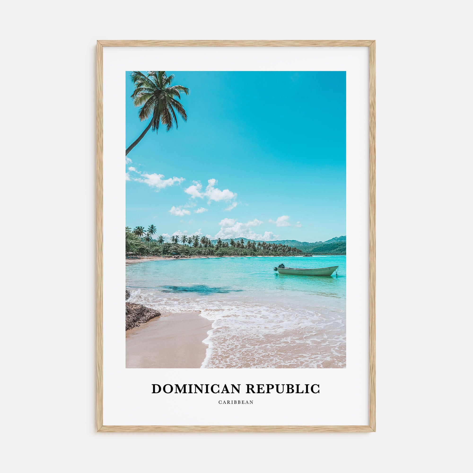 Dominican Republic Portrait Color Poster