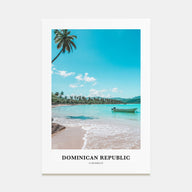 Dominican Republic Portrait Color Poster